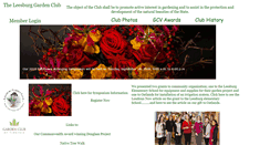 Desktop Screenshot of leesburggardenclub.org